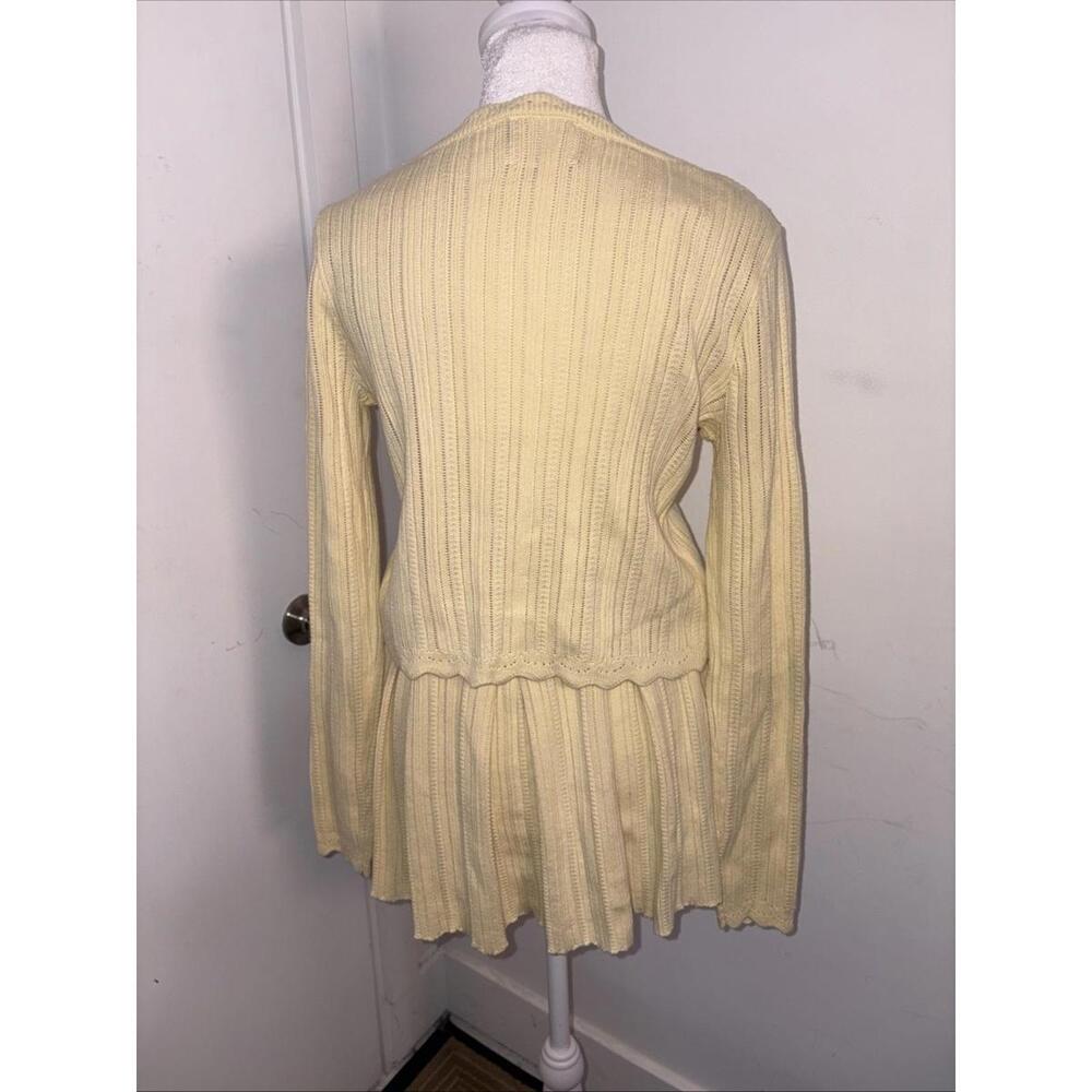 Hippie Rose Sweater & Skirt Set Tie Front Rib Knit Small New - Picture 12 of 17